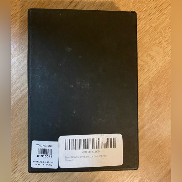 NIB Touchstone Indian Bollywood Filigree Floral Pattern Jewelry Set - Picture 4 of 7